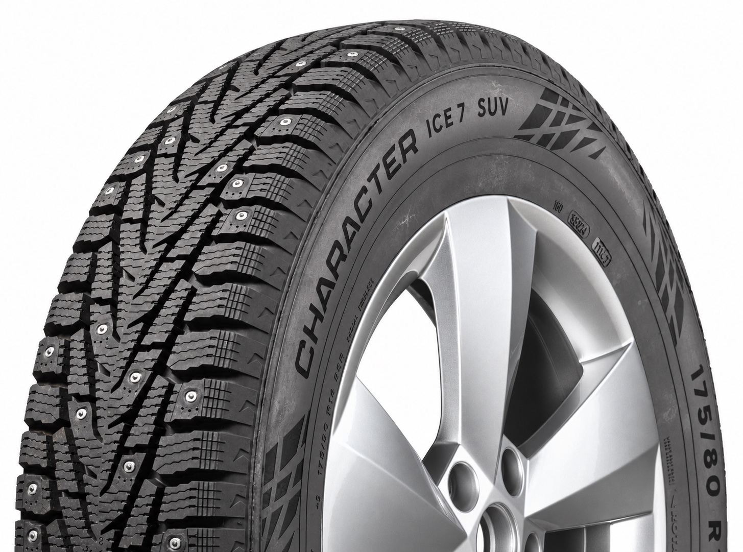 Фото покрышки: Шина IKON Tyres Character Ice 7 SUV 205/70 R15 100T XL (Nordman 7 SUV) шипованные TS78002