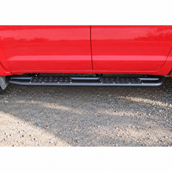 Фото изделия: Силовая защита штатных порогов без крепежа Rival Toyota Hilux Vigo 2011-2015 2D.5709.1.1 — изображение 1