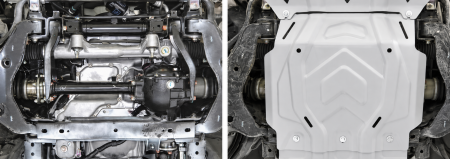 Фото изделия: Защита картера Rival Fiat Fullback 2016-/ Mitsubishi L200 2015-/ Mitsubishi Pajero Sport 2016- 333.4041.2 — изображение 2