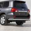 Фото изделия: Защита заднего бампера d76+d42 Rival Toyota Land Cruiser 200 2011-2015 R.5713.015