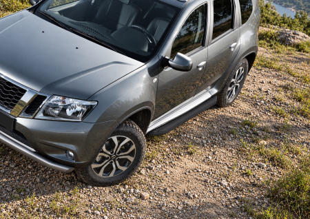 Фото изделия: Порог Premium-Black Rival Great Wall/ Mitsubishi/ Nissan/ Renault Duster/ Ssang Yong/ Suzuki A173ALB — изображение 15