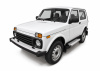 Фото изделия: Порог-площадка Silver F128AL + комплект крепежа Rival Lada 4x4 F128AL.6004.1 — изображение 2