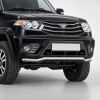 Фото изделия: Защита переднего бампера d57 волна Rival UAZ Patriot 2014-2016- R.6302.004