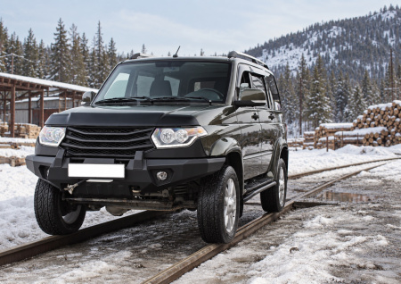 Фото изделия: Бампер силовой передний ST Rival UAZ Patriot 2014- D.6305.1 — изображение 1