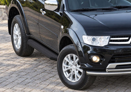 Фото изделия: Порог Premium-Black Rival Great Wall/ Mitsubishi/ Nissan/ Renault Duster/ Ssang Yong/ Suzuki A173ALB — изображение 11