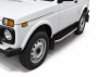 Фото изделия: Порог-площадка Premium A128ALP + комплект крепежа Rival Lada 4x4 A128ALP.6004.1 — изображение 1