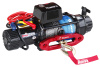 Лебёдка электрическая 12V Runva 9500lbs, 4350кг, влагозащищенная, синтетический трос   EWB9500-Q-SR
