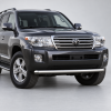 Фото изделия: Защита переднего бампера d76 Rival Toyota Land Cruiser 200 2011-2015 R.5713.005
