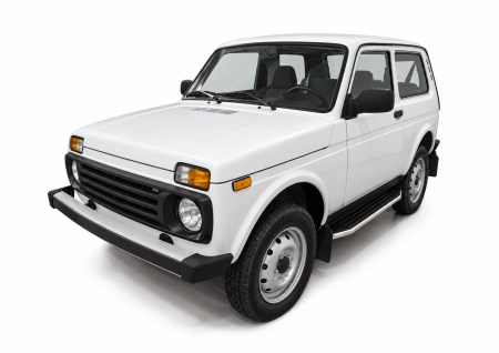 Фото изделия: Порог-площадка Premium A128ALP + комплект крепежа Rival Lada 4x4 A128ALP.6004.1 — изображение 2
