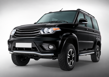 Фото изделия: Защита переднего бампера d57 волна Rival UAZ Patriot 2014-2016- R.6302.004