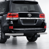 Фото изделия: Защита заднего бампера d76 уголки Rival Toyota Land Cruiser 200 2015- R.5717.009