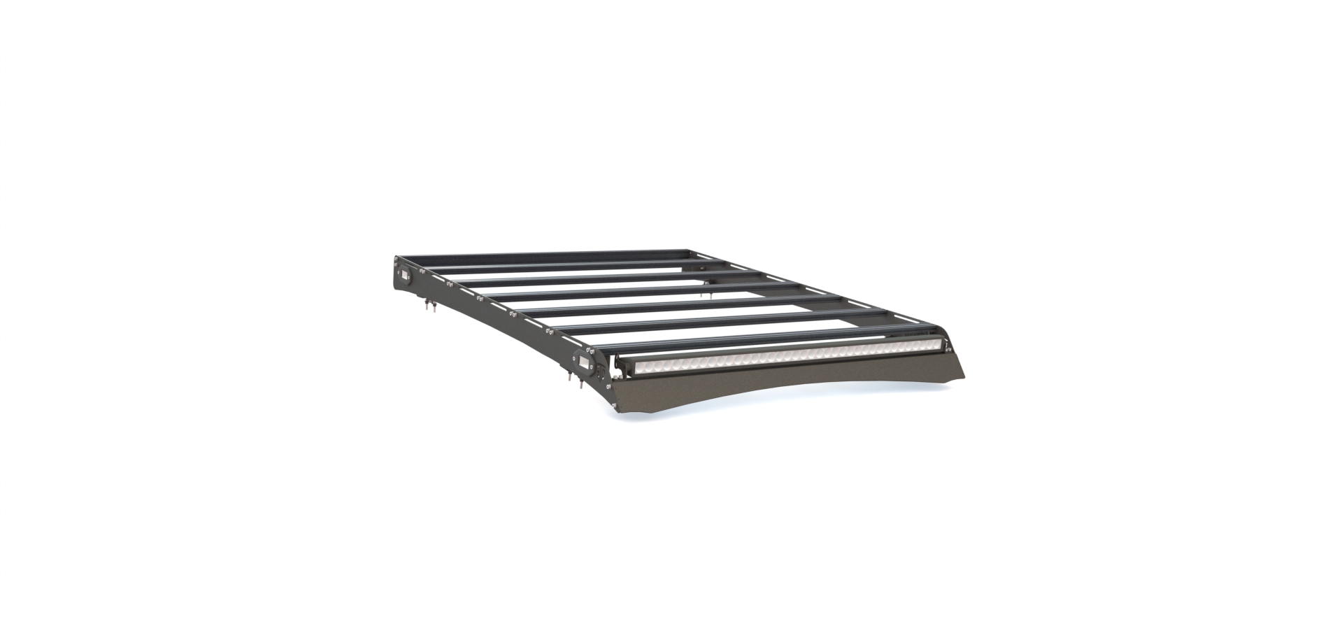 Багажник экспедиционный STC Toyota Hilux 2005+ с дальним и рабочим светом  STC-TH05-TR-L1L3