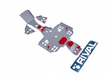 Комплект защит Honda Foreman TRX500FA Риваль 444.2102.1