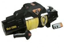 Лебёдка автомобильная электрическая  12000 LBS (12V) с синтетическим тросом SC12OWEX