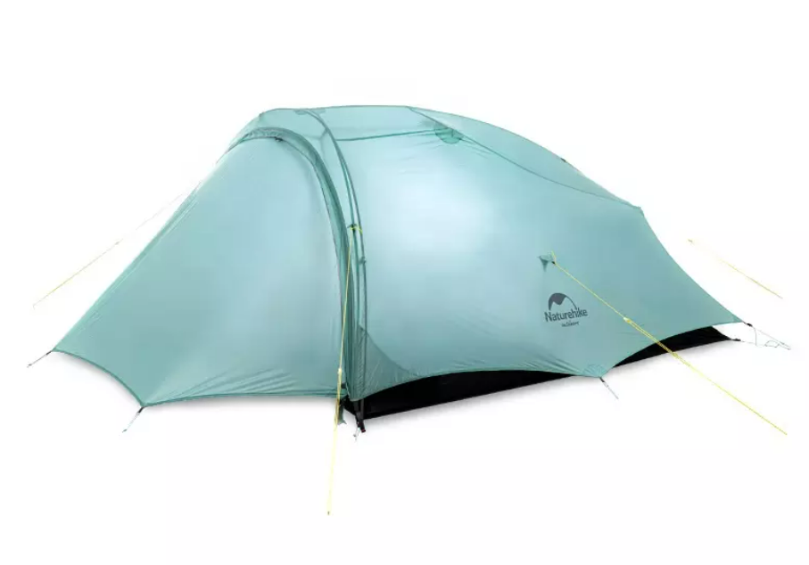 Палатка Naturehike Outdoor 2-местная, алюминиевый каркас, сверхлегкая, голубой NH20ZP091-2LBL