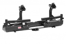 Бампер задний с квадратом под фаркоп и 2-мя калитками РИФ Toyota Hilux 2015+  RIFREV-20122