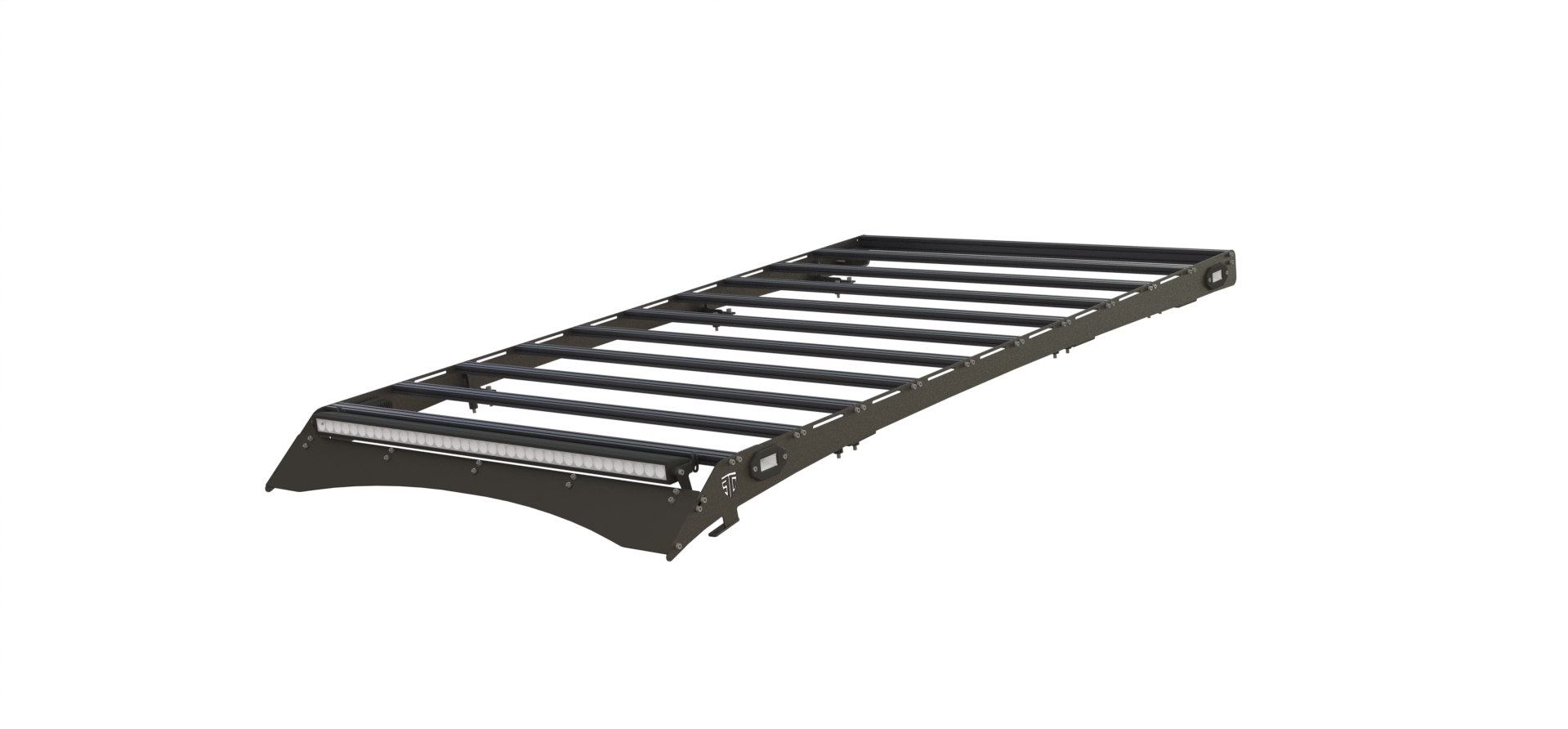 Багажник экспедиционный STC Toyota Land Cruiser Prado 120/Lexus GX470 ШТОРКА с дальним и рабочим светом   STC-TLCP120-TR1-L1L3