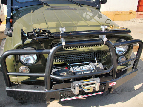 Крепление на трубу кенгурятника Hi Lift 25-50мм TM-700