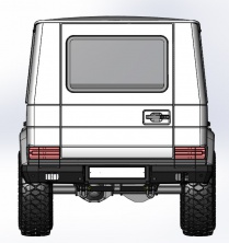 Бампер задний силовой KDT 18021 Mercedes-Benz G-класс