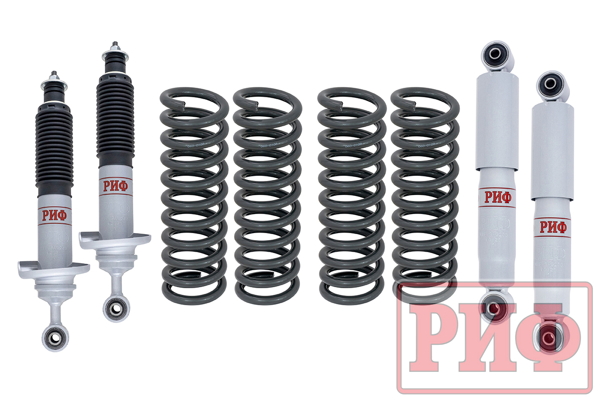 Лифт-комплект РИФ газовый Nissan Pathfinder R51 лифт 20 мм мягкий RIF-R51-A-G