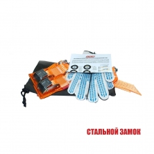 Браслеты противоскольжения 4WD тип2 со стальным замком, комплект 2шт Tplus  T002335