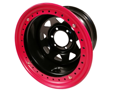 Диск колесный стальной штампованный с бедлоком ORW 113B, 6x139.7, 16x10, ET-44, ЦО 110, черный 1610-63910BL-44-BDL