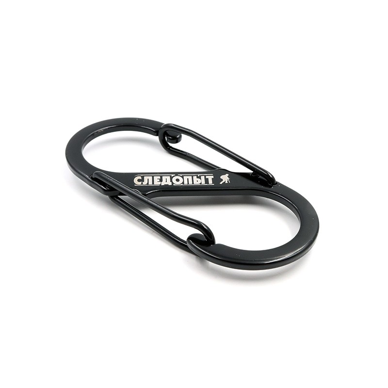 Карабин "СЛЕДОПЫТ" 9 см, двойной, сталь  PF-SH-16