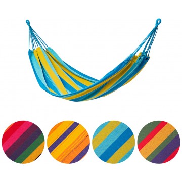 Гамак тканевый Helios 200х100см без планок многоцветный  HS-G-BP-200х100