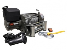 Лебедка автомобильная 4REVO 15000 24V со стальным тросом  4R-W150A-24