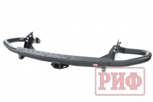 Бампер РИФ силовой задний Mitsubishi Pajero Sport 2015+ c квадратом под фаркоп RIFPS3-21170