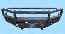 Бампер передний силовой с кенгурином алюминиевый KDT Toyota Land Cruiser 70 серия   1901L