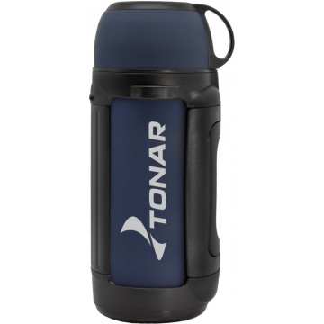 Термос ТОНАР 1400 мл. (крышка-кружка, с дополнительной чашкой), синий  HS.TM-041