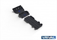 Комплект защит радиатор + картер + КПП + РК RIVAL Toyota LC 150 Prado   K111.9516.1