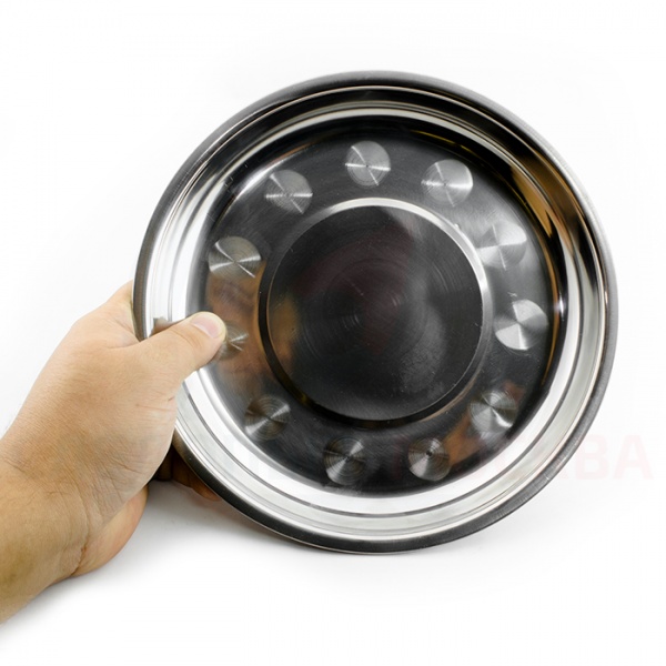 Тарелка "СЛЕДОПЫТ" нержавеющая сталь, d 19 см  PF-CWS-P75