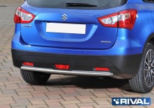 Защита заднего бампера d42 RIVAL Suzuki SX4 2014-2016 R.5508.005
