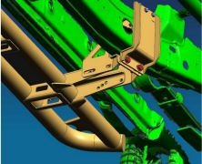 Крепеж к силовым порогам RIVAL Volkswagen Amarok 2016-   2D.5805.1-2