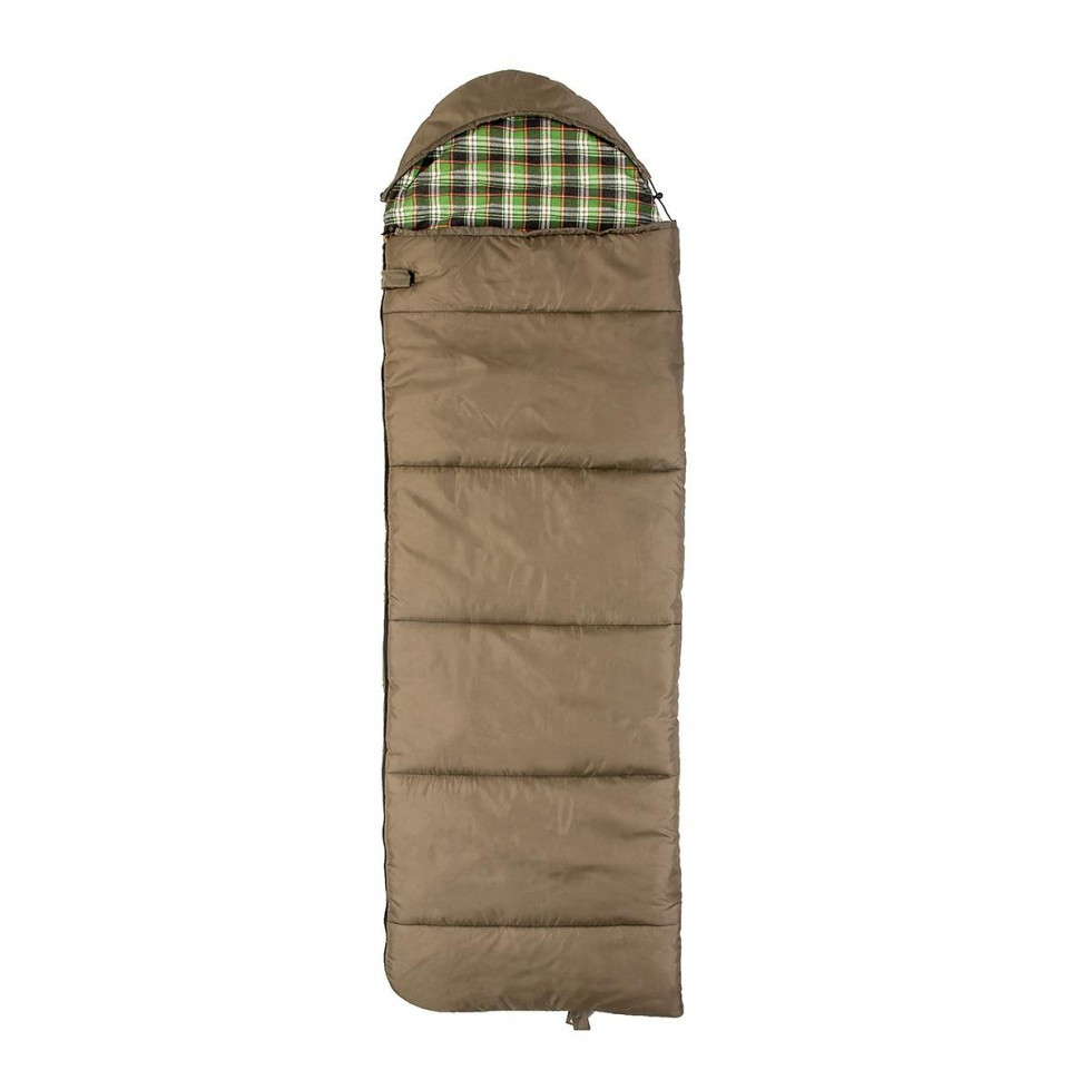 Мешок спальный Helios Beluha wide 220х90 (400 гр/м.кв) хаки (термофайбер/шерсть), (ТК: +8°C)  HS-BELW-400