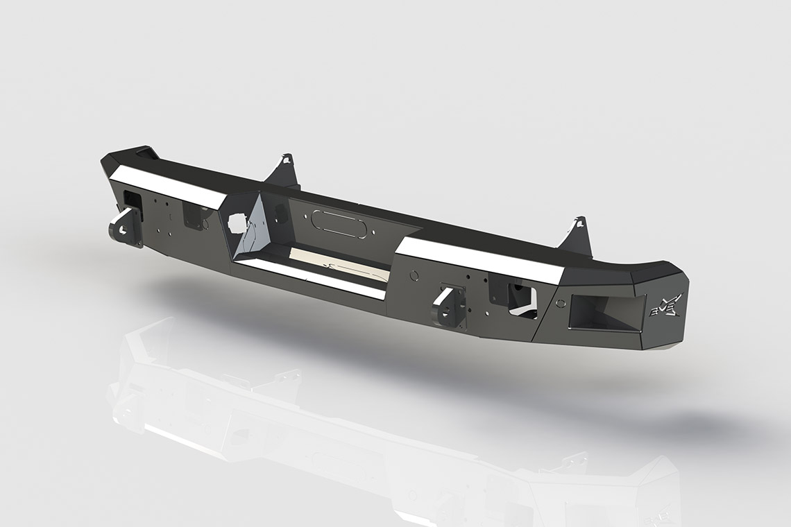 Бампер силовой задний BMS PRO-Line для Тойота Тундра 2007-2013 BMS060014
