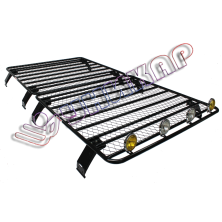 Багажник УАЗ 2206 Санитарка платформа с сеткой на водостоки (комплект из 2 багажников) Уникар U220604