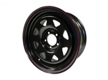 Диск штампованный черный 5x114.3 16х7 D84 ET+20   1670-54384BL+20