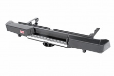 Бампер задний с квадратом под фаркоп РИФ Toyota Hilux 2015+  RIFREV-20100