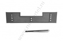 Защитная сетка переднего бампера Русская артель Mitsubishi Pajero IV 2014- (рестайлинг 2)  SRM-134122