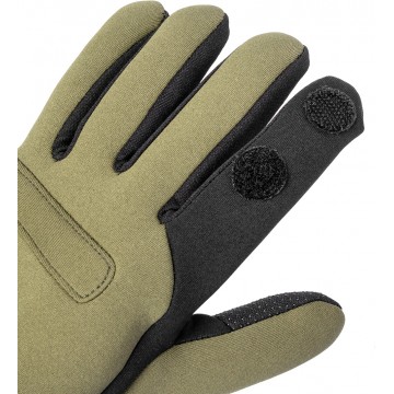 Перчатки рыбацкие HELIOS неопрен, хаки размер L  HS-HY-D14-L