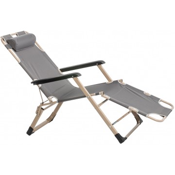 Кресло-шезлонг PREMIER 178х65см, серый  PR-HF10471-4