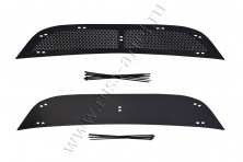 Защитная сетка и заглушка решетки переднего бампера (Track & Field) Русская артель Volkswagen Tiguan 2011-2015   SRV-136002