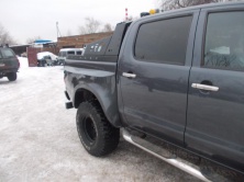 Расширители колесных арок пластиковые (задние) KDT Toyota Hilux   1512