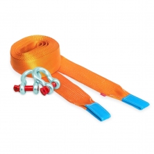 Динамический строп(рывковый), 14т, 6м, серия Стандарт с шаклами 4.75т Tplus T008028