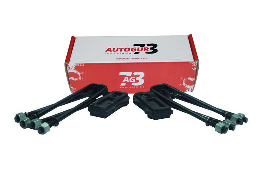 Лифт-комплект рессора-мост 30 мм УАЗ Хантер/Патриот (на 1 мост) со сдвигом моста ЛРМ-3163-30