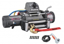 Лебёдка электрическая 12V Runva 12000lbs, 5443кг, стальной трос   EWX12000S