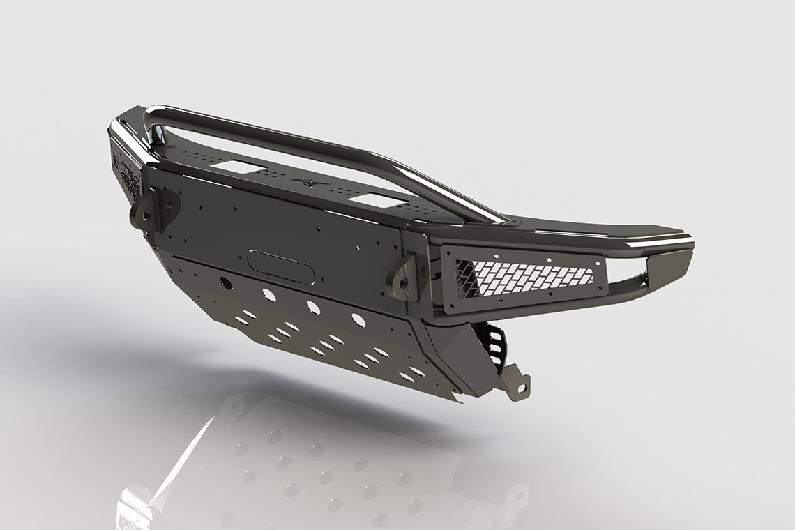 Бампер силовой передний BMS ALFA для Тойота FJ Cruiser BMS060003